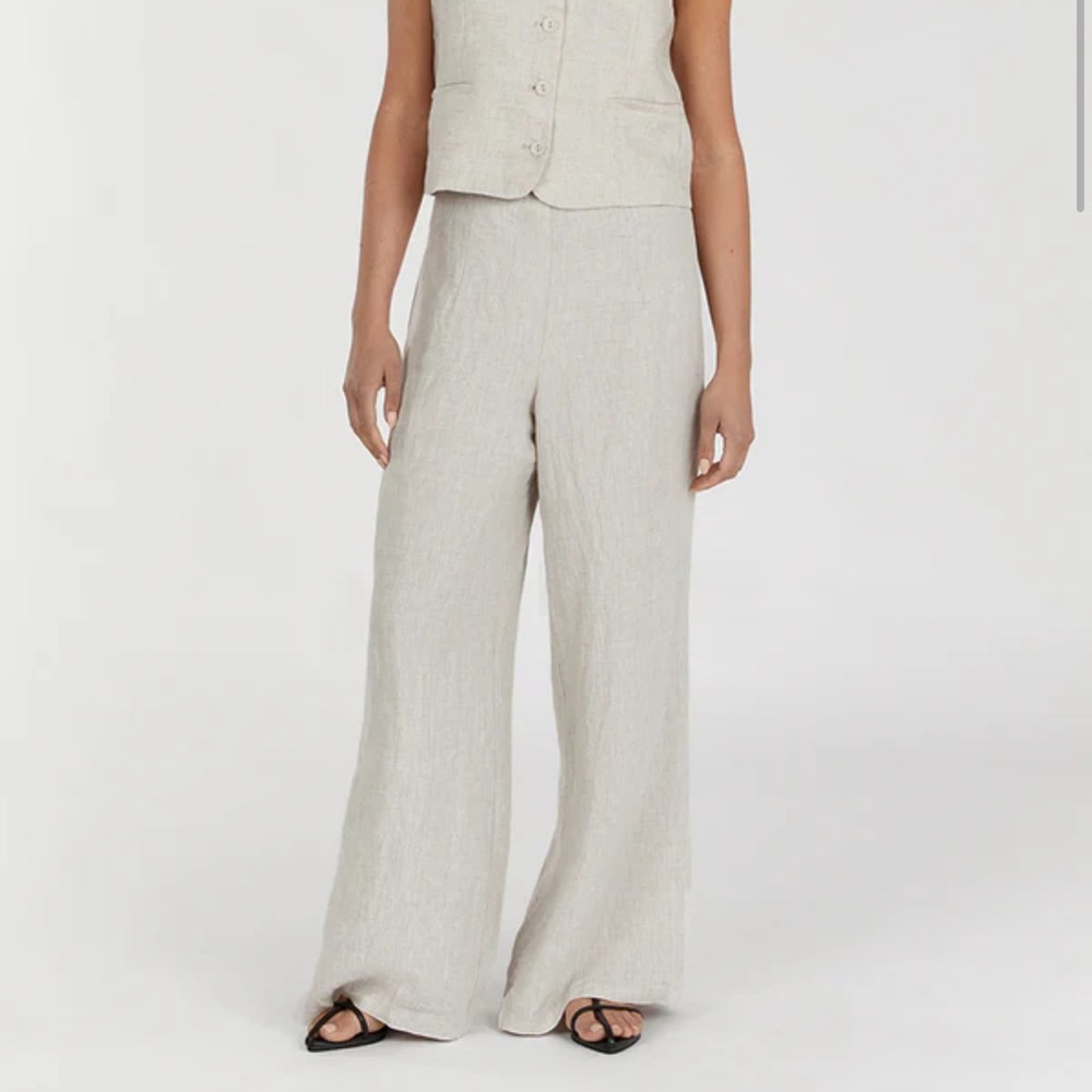 Dissh Natural Linen Pants. New